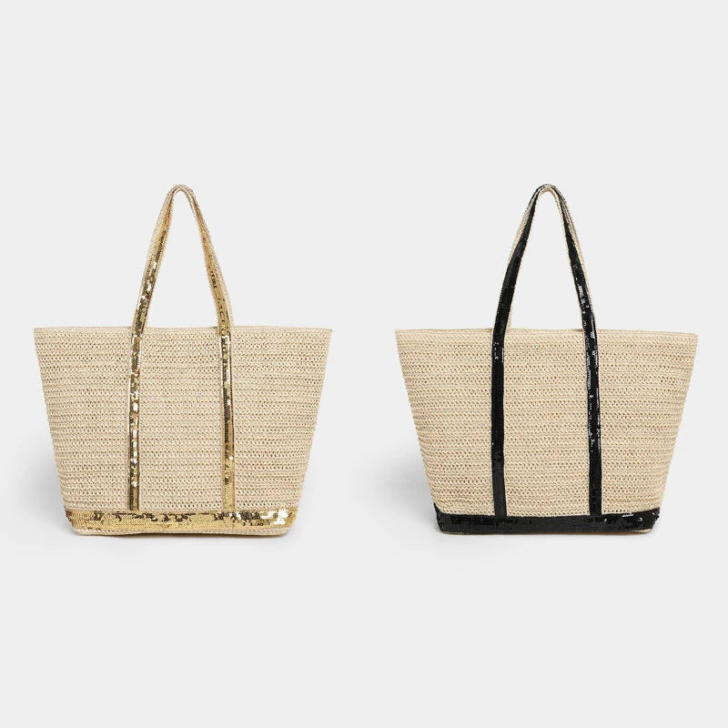 Women's Sequin Canvas Tote Bag