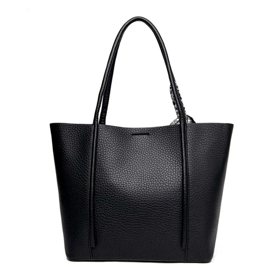Genuine Soft Leather Tote Bag Women's Large Capacity Carrying Bags Designer Handbag Vintage Shoulder Bag Brand Commuting Bags
