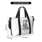 Custom The Eras Tour 1989 Taylor's Swift's American Pop Singer Tote Bag Women Large Capacity Beach Gym Travel Bags