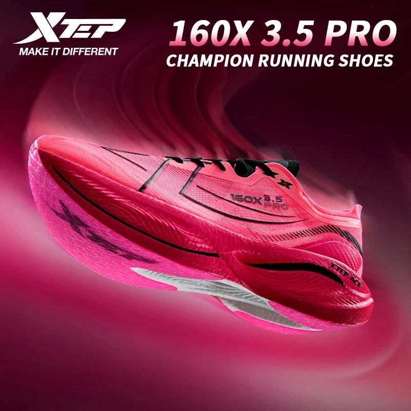 Xtep 160X 3.5 pro Running Shoes Professional Marathon PB Carbon Plate Sport Shoe Cushioning Shock Sneakers 976419110084
