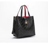 CH Fashion Brand Women's Handbag Large Capacity Casual Diagonal letter Silver Fox Is PU Leather Shoulder Bag