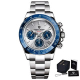 2026 New PAGANI DESIGN Rose Gold Chronograph Men's Watches Luxury Quartz Watch For Men Automatic Date Stainless steel Wristwatch