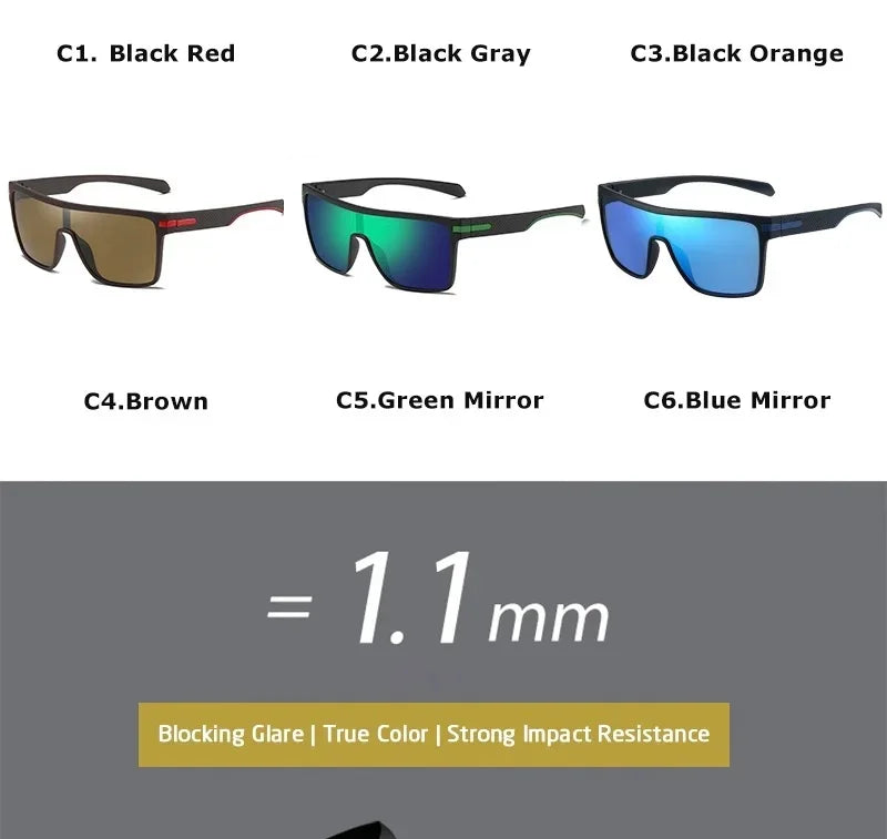 Polarized Square Sunglasses – Men & Women UV400