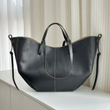 Lychee-Grain Cowhide Tote | Luxury Leather Handbag