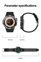 NORTH EDGE GPS Smart Watch – AMOLED, Bluetooth & IP68