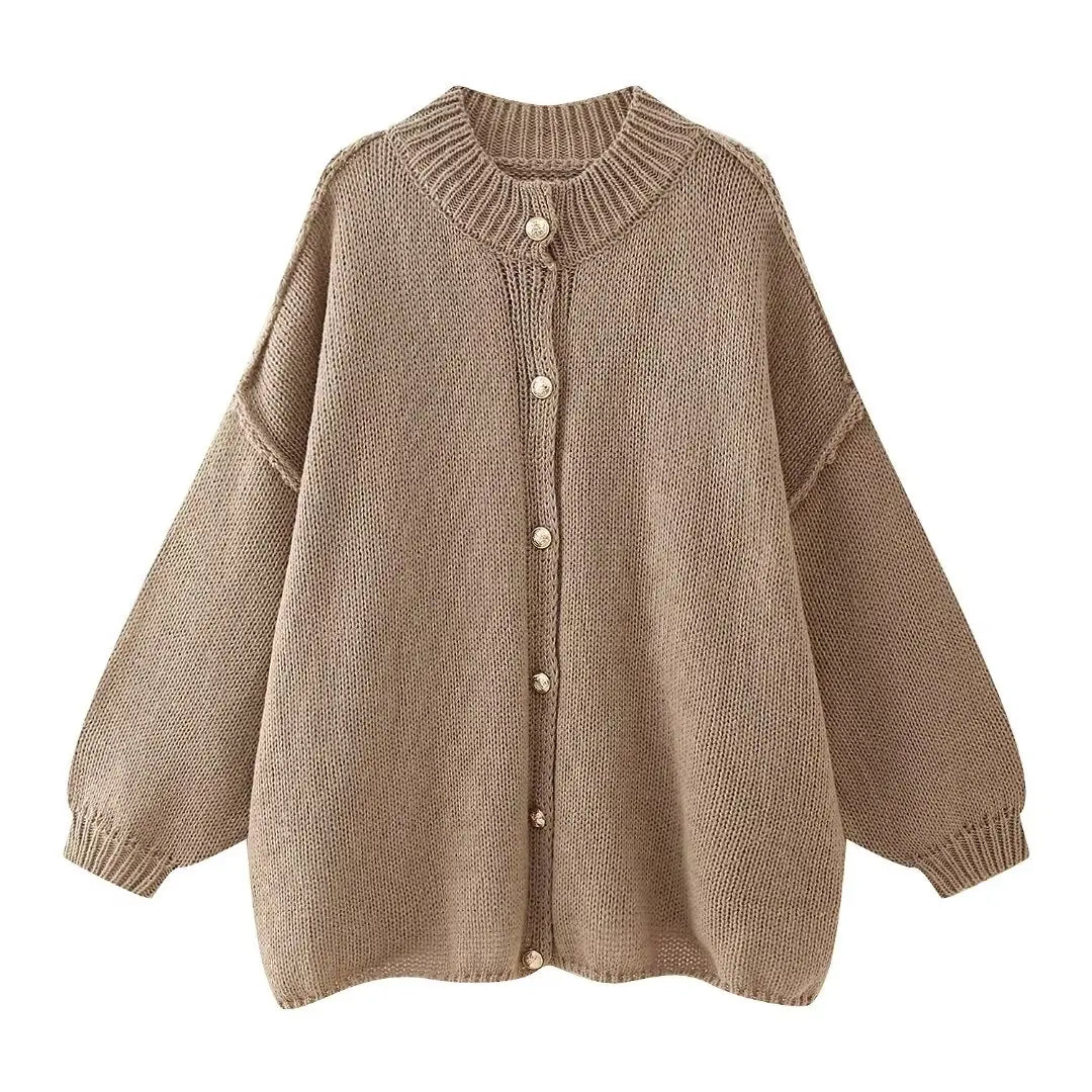 Women's Button-Down Knit Cardigan