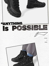 Li-Ning Unisex LN CONQUEROR LITE Lifestyle Shoes Fleece Winter Warm Mid-Top Casual Shoes LiNing Reflective Sneakers AGCV393
