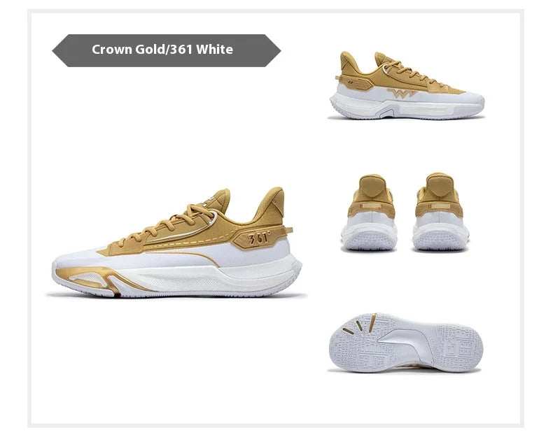 361 Degrees Genesis Men's Basketball Shoes Profssional Training Light Breathable Wear-resistant Non-slip Male Sneakers 672511111