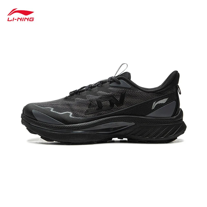 LI-NING BEN XIAO Men's Trail Running Shoes LN DWR water-repellent Breathable Support Stable Off road Sports Shoes ARNV015