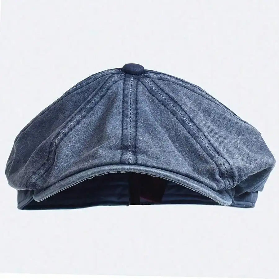 Vintage Newsboy Cap – Unisex Ivy League Cabbie Hat
