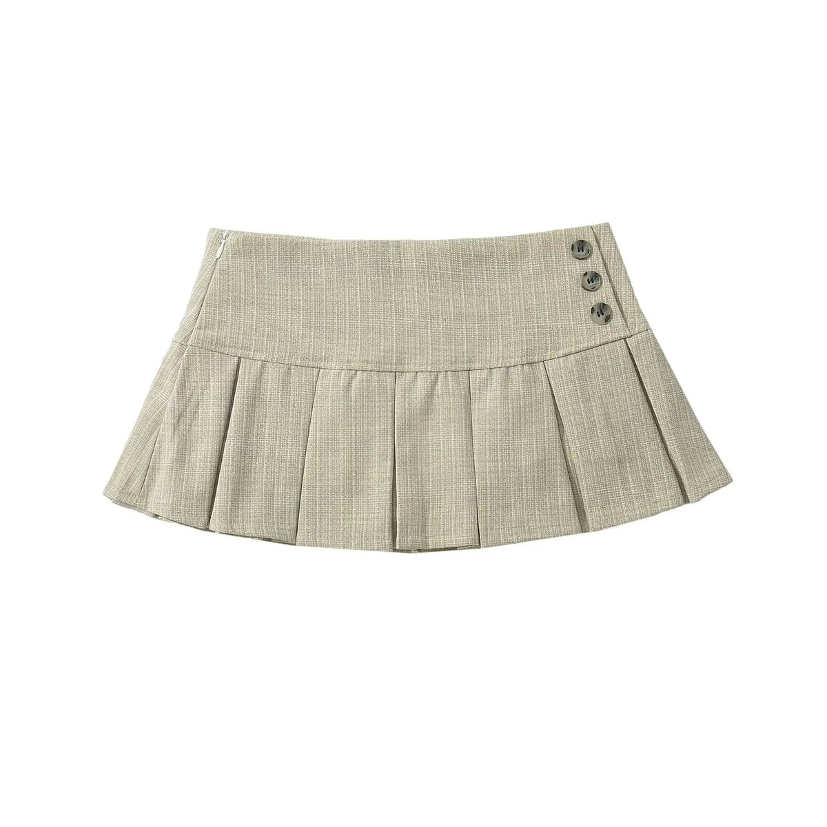 Women's Retro Pleated Mini Skirt