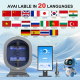 3D Magic Ai Facial Testing X5 ProMirror Wood Lamp Acne Scanner Skin Detector Skin Analyzer Facial Tester Facial Analyzer Machine