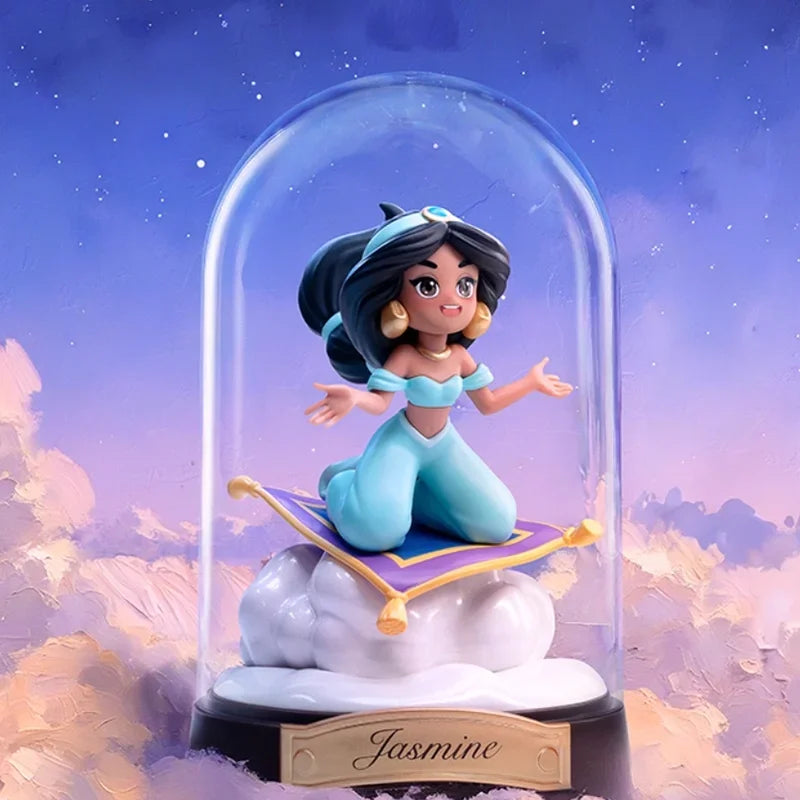 POP MART Disney PRINCESS Create Your World Series Blind Box Surprise Mystery Box Anime Action Figurines Home Decor Desktop Model