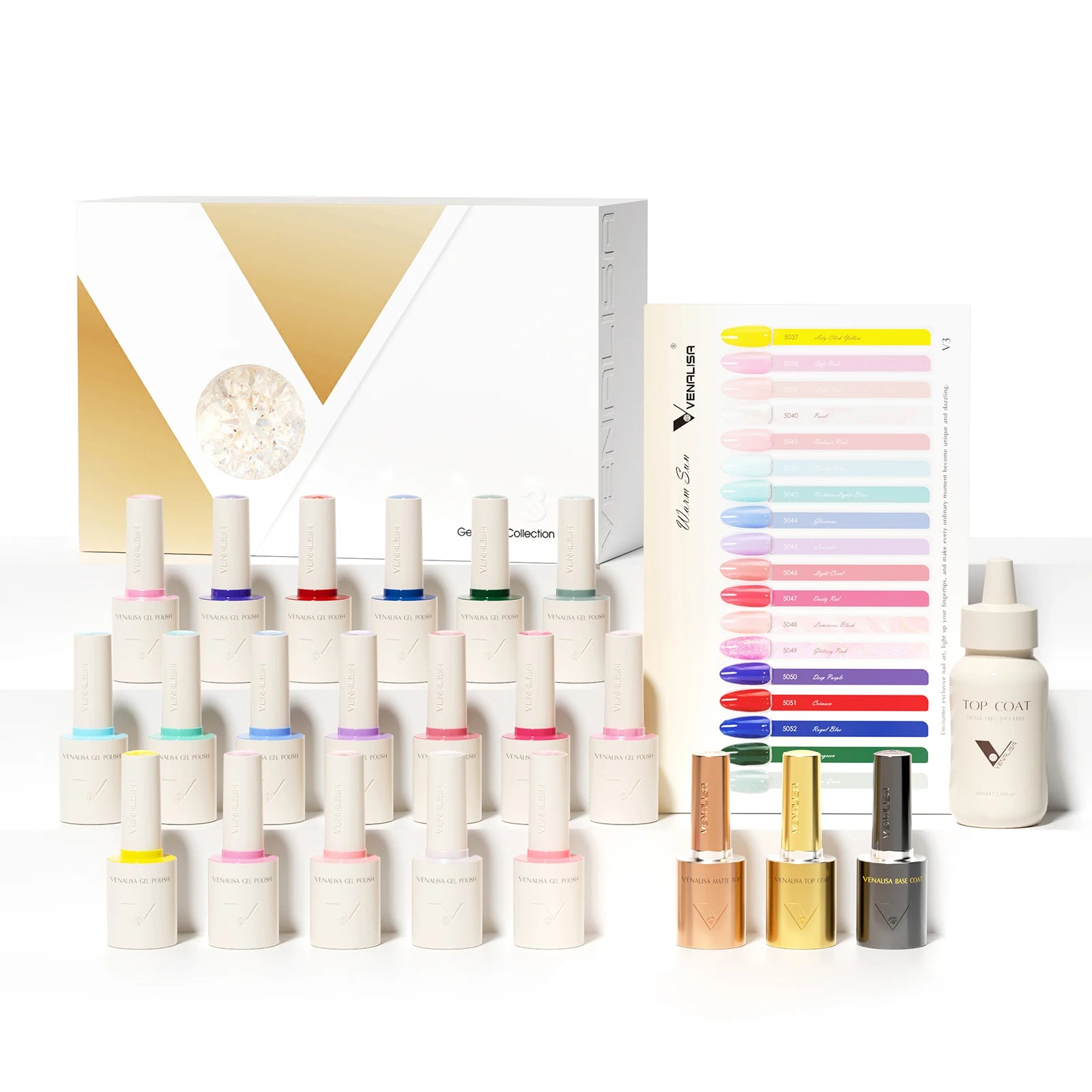 VENALISA 10ml Gel Polish Kit – HEMA & TPO Free