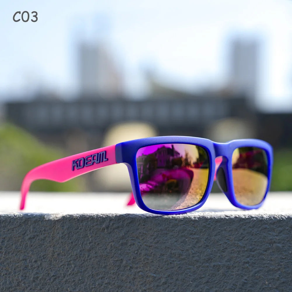 KDEAM For Young Age Small Size Polarized Sunglasses Reduce Glare and Enhance Clarity for Outdoor Sport Youthful Sun Glasses TR90