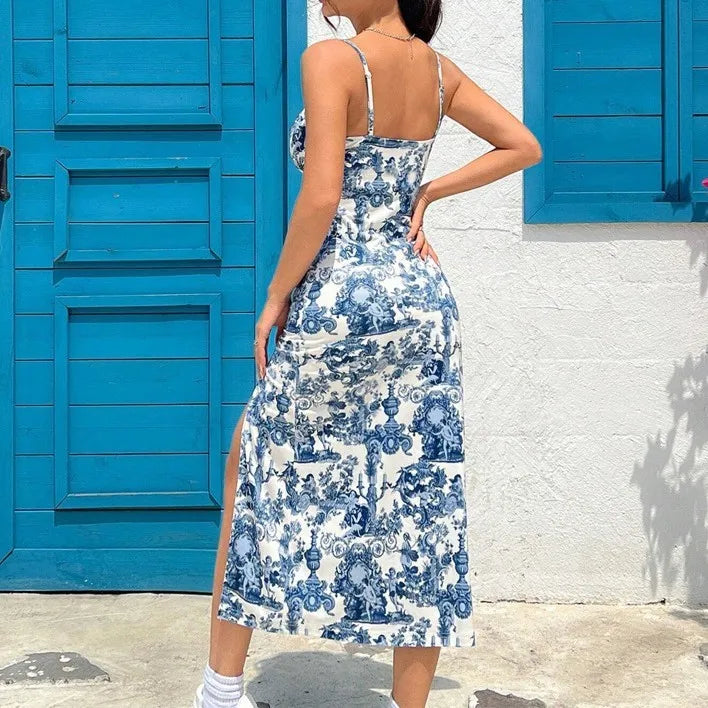 Daisy Leopard Print Maxi Dress