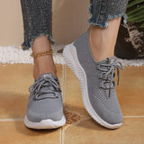 Women's Flying Woven Breathable Mesh Sneakers Soft Sole Lightweight Casual Sports Running Shoes for Daily Wear