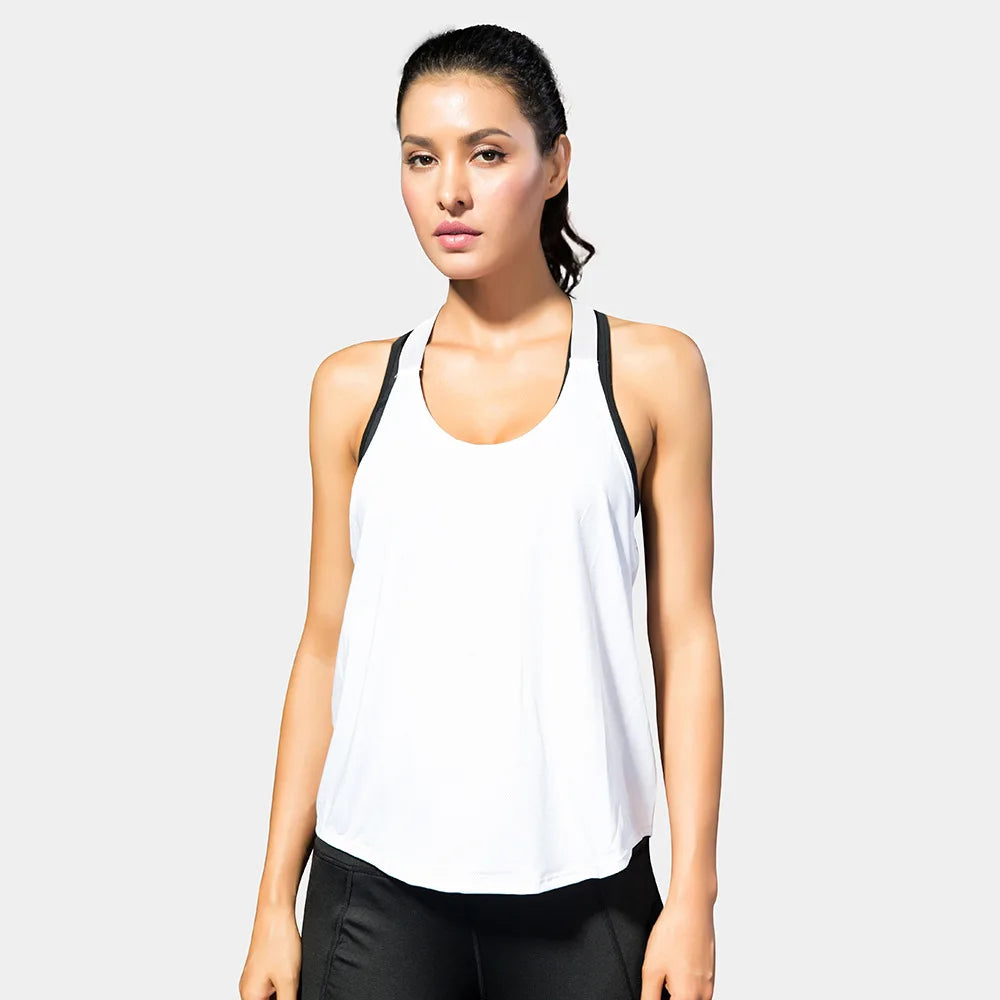 Open-Back Activewear Workout Tank