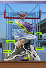 361 Degree Team Joker Men Basketball Shoes CQT Stable Rebound Anti-slip Wear-resistant High-top Combat Male Sneakers 572511105