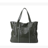 Women's Large Capacity Cowhide Handbag Female Retro Fashion Luxury Bags Ladies Real Natural Cow Leather Shoulder Bag for Lady
