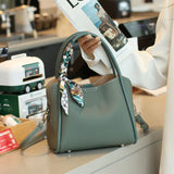 YANATARI Female Genuine Cow Leather Bag for Women Bag Blue Handbag New Crossbody Bucket Bag Luxury Shoulder Bag Tote Bag Medium