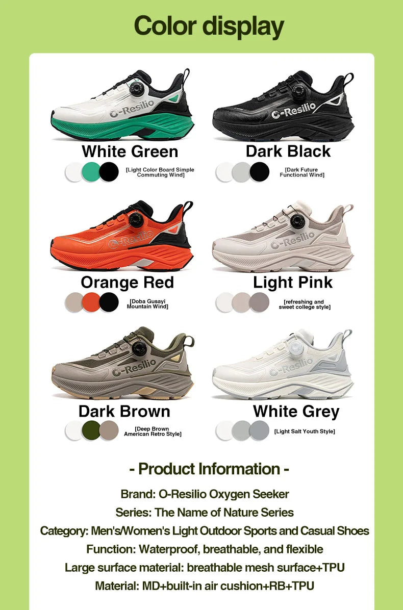 ONEMIX Outdoor Running Sneakers Men Elastic Trail Shoes Lightweight Breathable Women Sneakers Couple Casual Waterproof Shoes