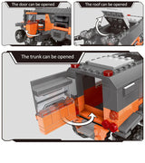 ZKZC Technical Off-road Racing Vehicle Truck Car Model Building Blocks City Monster Trucks Bricks Toys For Children Gift