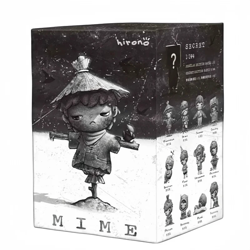 POP MART Hirono The Mime Series Figure Anime Cartoon Action Figurine Blind Box Toys Doll Cute Mysterious Box Birthday Boys Gifts