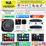 Carlinkit Android 13 AI Box – Wireless CarPlay & Android Auto