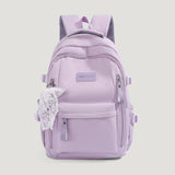 New Female High Capacity Waterproof College Backpack With Lace Pendant Trendy Women Laptop School Bags Cute Girl Travel Book Bag