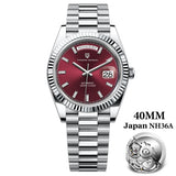 PAGANI DESIGN DD40 Luxury Rose Gold Men's Watches Automatic Mechanical Watch For Men AR Sapphire Glass Date Wrist watch Men 2026