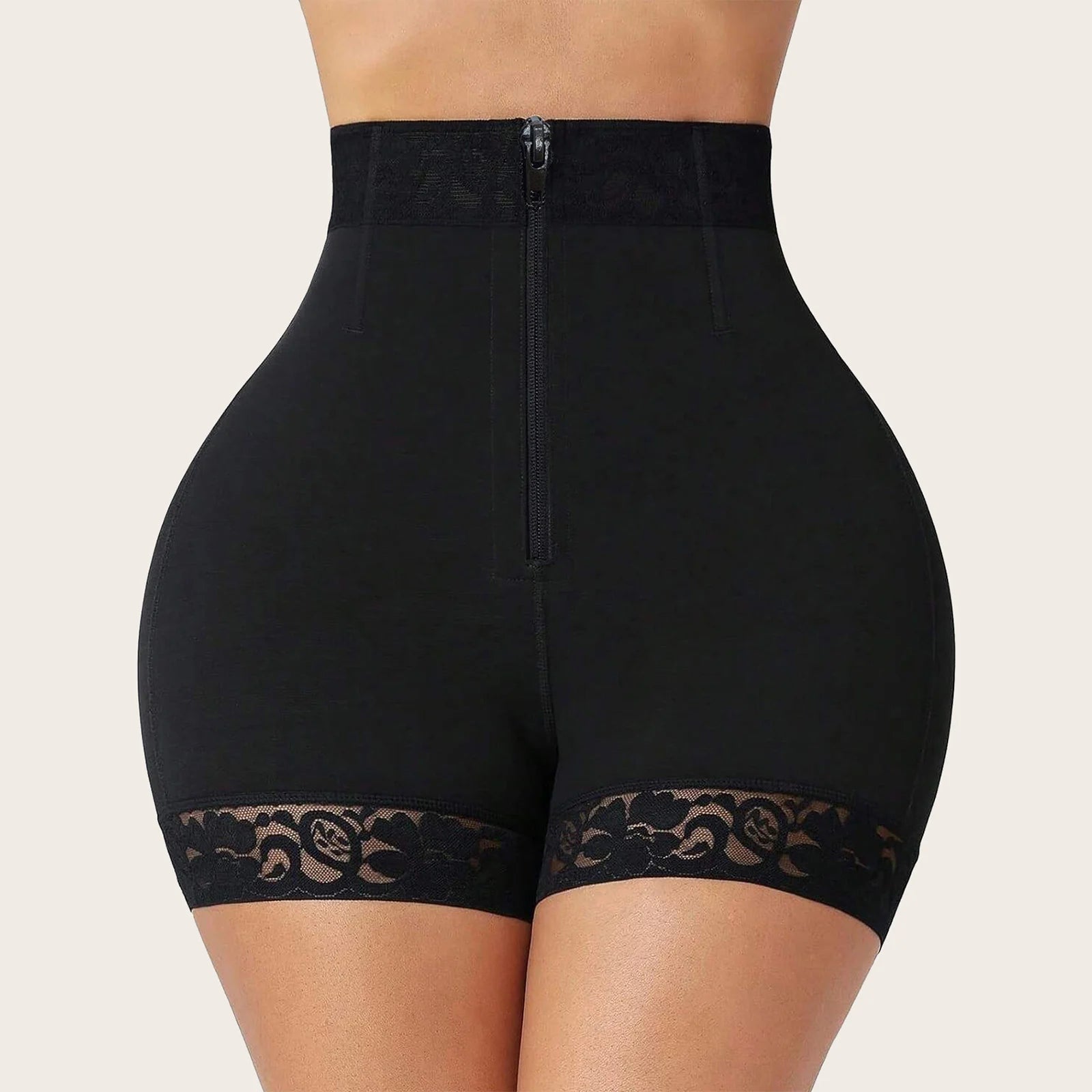 Women’s Lace Trim Sculpting Panties – Breathable Butt-Lifting Control Shapewear