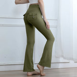 High-Waist Seamless Flare Yoga Pants