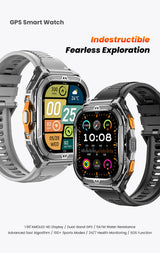 Elite AMOLED Smartwatch | Real GPS & 5 ATM Waterproof