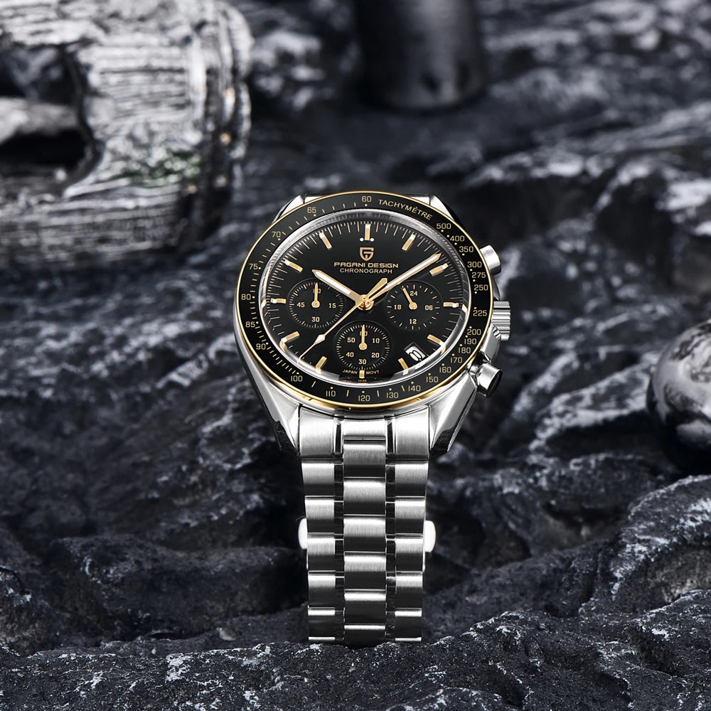 2026 New PAGANI DESIGN 1701 V5 Men's Watches Luxury Quartz Watch Men Sports Speed Chronograph AR Sapphire glass 100M Waterproof