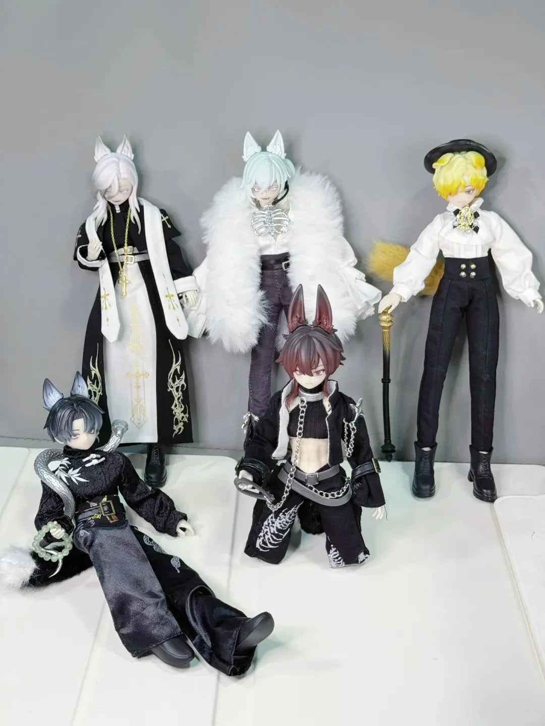 Original Jidongshunxi 17cm Sicily Past The Story Series Mjd Blind Box With Movable Joints Anime Figure Modle Toy Desktop Gifts