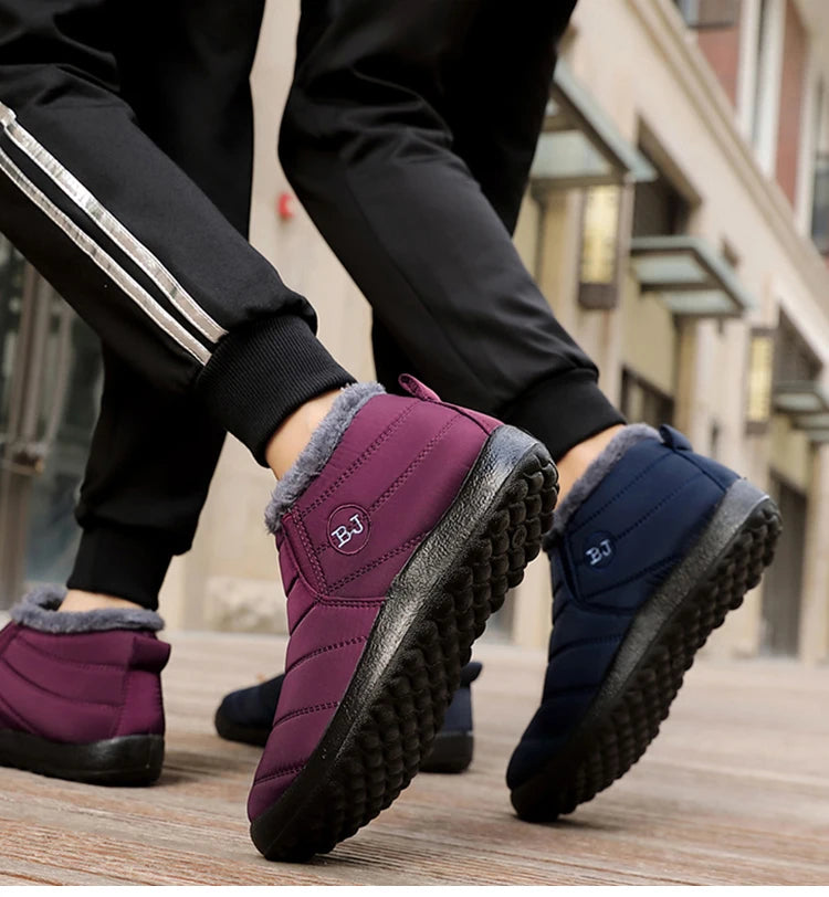 Lightweight Winter Fleece-Lined Sneakers