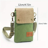 Mini Canvas Crossbody Phone Bag