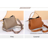Women's Genuine Leather Handbag Luxury Bucket Style Casual Lady Fashion Shoulder Crossbody Messenger Bag for Girls 2025 Hot Sale