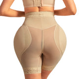 Women’s High-Waisted Padded Butt Lifter & Hip Enhancer Shorts