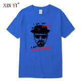 Men's T-shirt 100% Cotton Short Sleeve Breaking Bad Men T-shirt Casual Heisenberg Print Summer Tshirt Cool T-shirt Male Men Tops