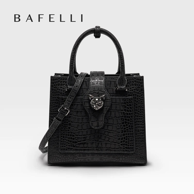 BAFELLI Women's Genuine Leather Business Tote Bag