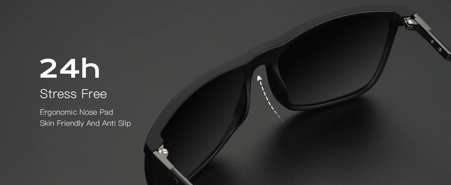 ZENOTTIC Square Polarized Sunglasses for Men