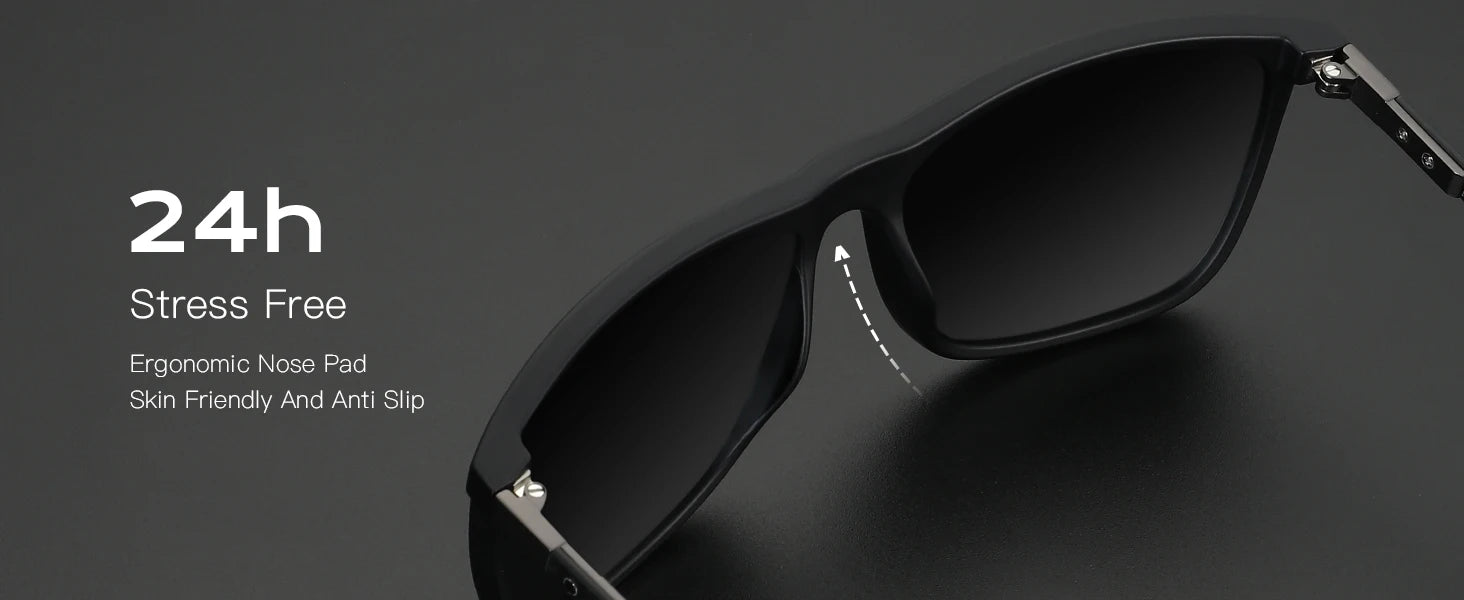 ZENOTTIC Square Polarized Sunglasses for Men