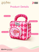 Pinky Harry Potter Cosmetic Bag Toiletry Bag Lunch Bag Multifunctional Handbag for Commuting Outing Gifting for Students Women