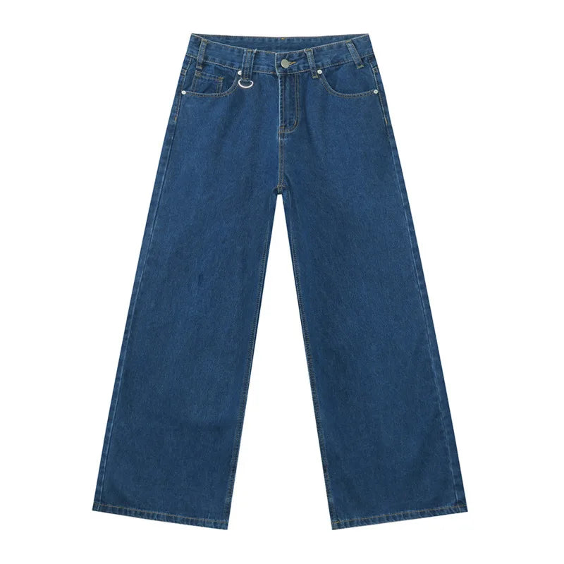 Vintage Camouflage Wide-Leg Men's Jeans