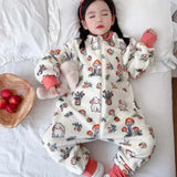 Cozy Cartoon Flannel Kids' Pajamas