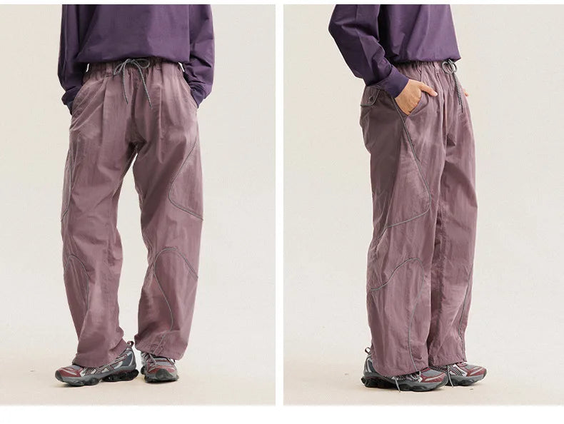 Men's Loose Fit Elastic Waist Cargo Pants