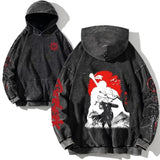 Vintage Wash Oversized Cotton Hoodie