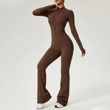 High-Performance Long Sleeve Yoga Jumpsuit